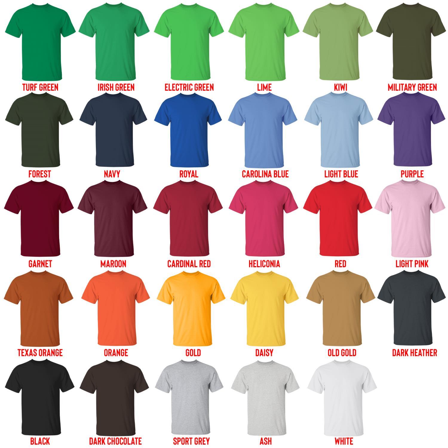 t shirt color chart - Skeleton Knight In Another World Merch