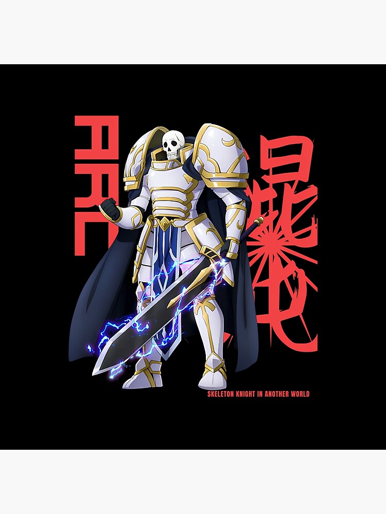 Arc Skeleton Knight In Another World Throw Pillow - Image 2