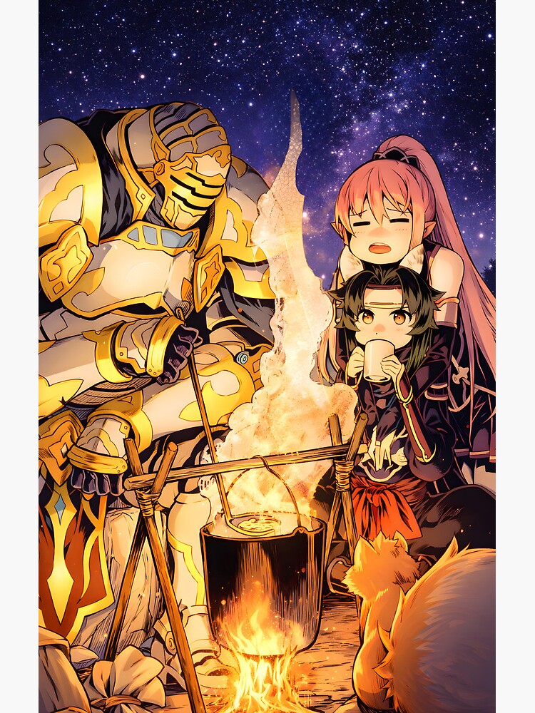 Skeleton Knight In Another World Having Fun Shower Curtain - Image 2