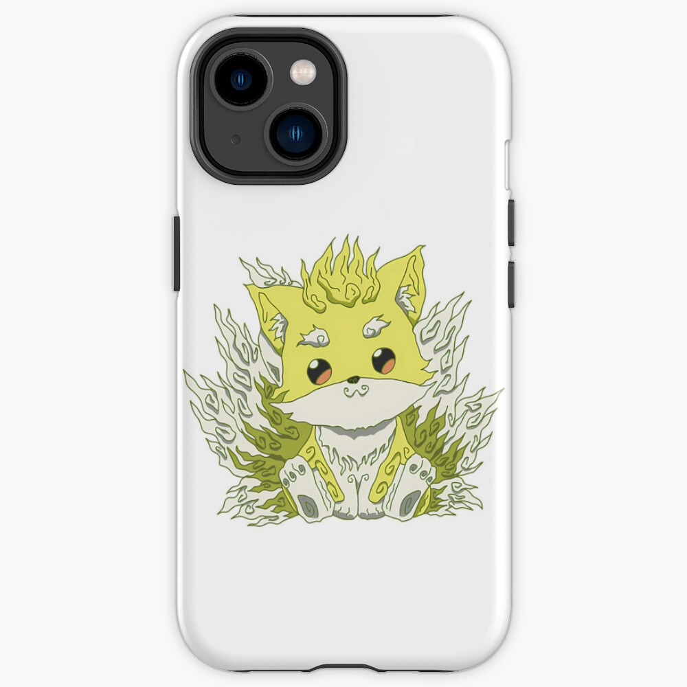 Cute Ponta In Ukiyo E A Traditional Japanese Art Style With Pastel Color From Skeleton Knight In Another World Or Gaikotsu Kishi Sama Anime Show Iphone Case