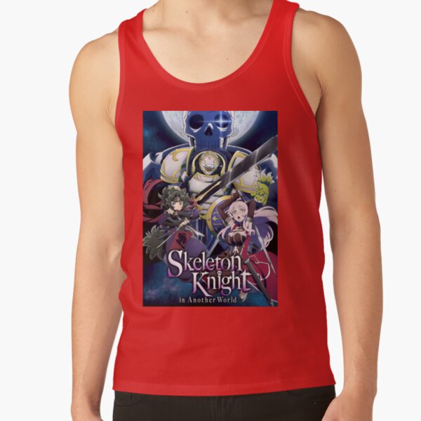 Skeleton Knight Characters Tank Top - Image 4