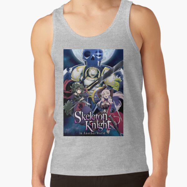 Skeleton Knight Characters Tank Top - Image 3