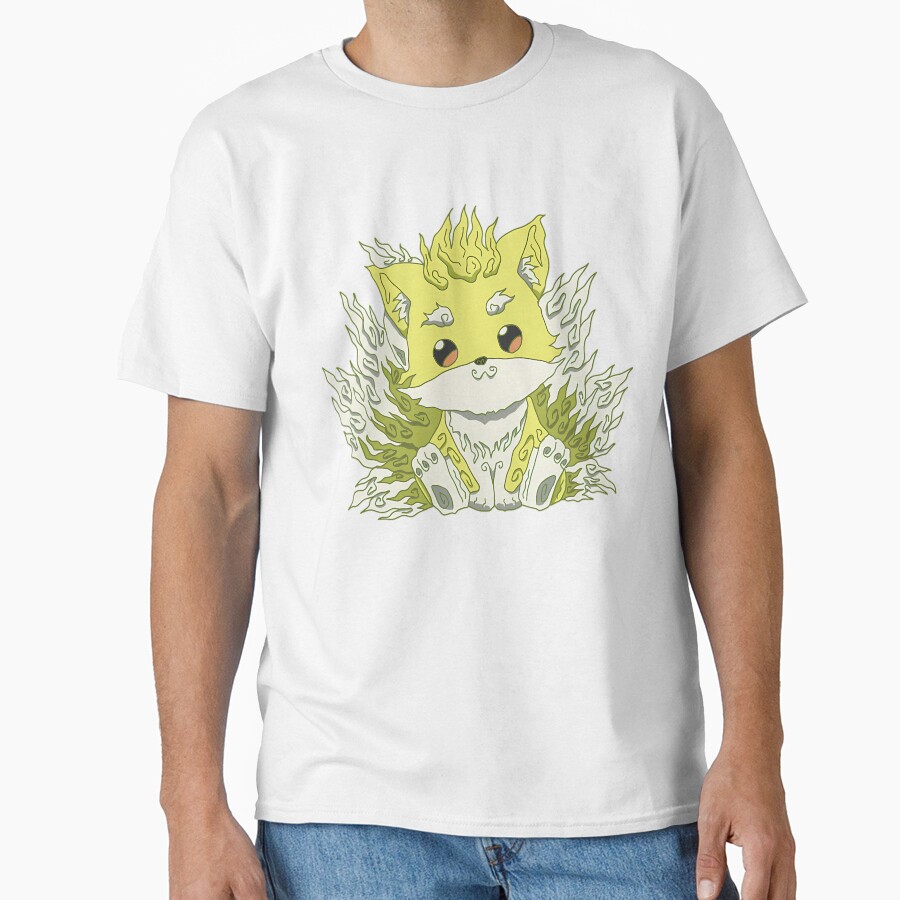 Cute Ponta In Ukiyo E A Traditional Japanese Art Style With Pastel Color From Skeleton Knight In Another World Or Gaikotsu Kishi Sama Anime Show T-shirt