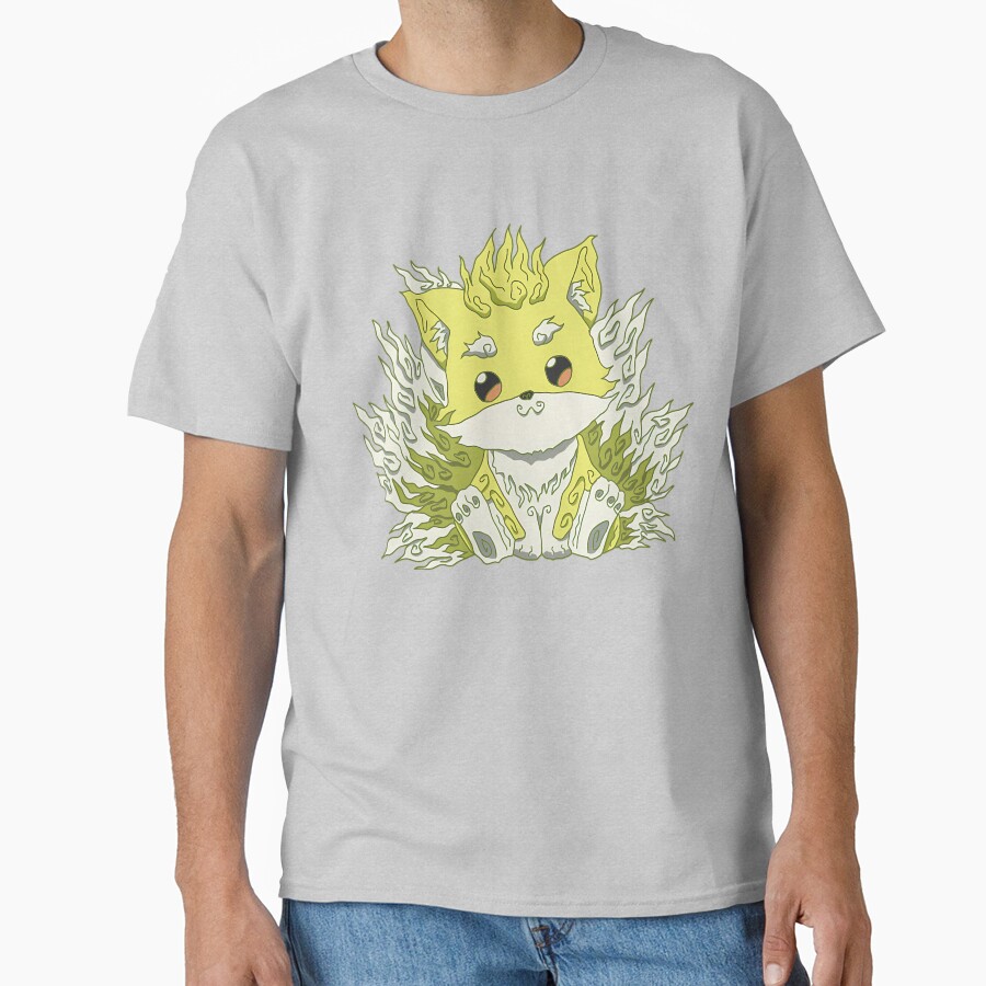 Cute Ponta In Ukiyo E A Traditional Japanese Art Style With Pastel Color From Skeleton Knight In Another World Or Gaikotsu Kishi Sama Anime Show T-shirt - Image 3