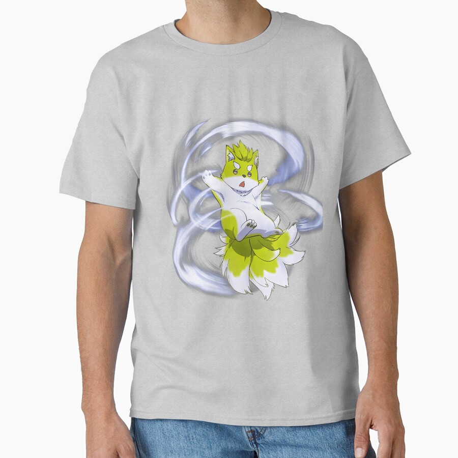 Ponta Skeleton Knight In Another World Anime Peeker Characters T-shirt - Image 3