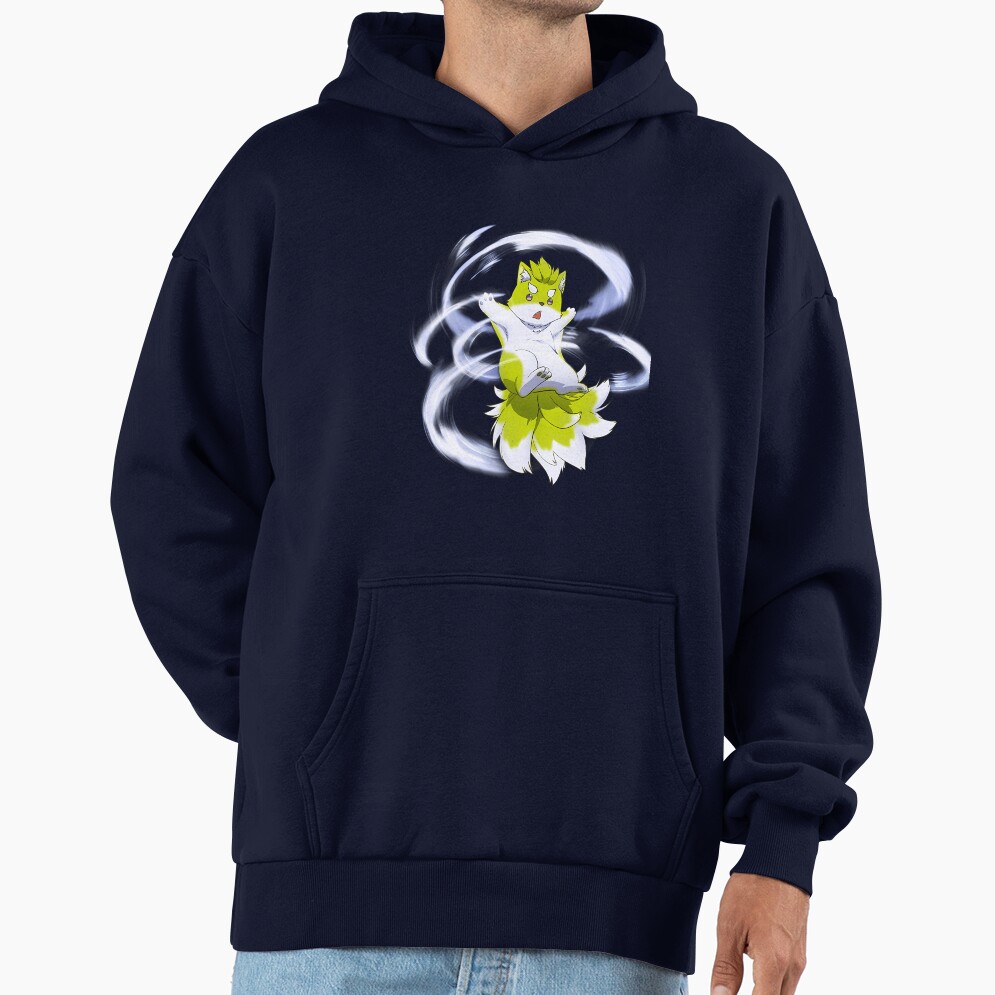 Ponta Skeleton Knight In Another World Anime Peeker Characters Hoodie - Image 5
