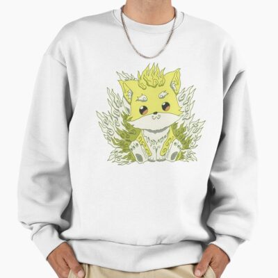 Cute Ponta In Ukiyo E A Traditional Japanese Art Style With Pastel Color From Skeleton Knight In Another World Or Gaikotsu Kishi Sama Anime Show Sweatshirt