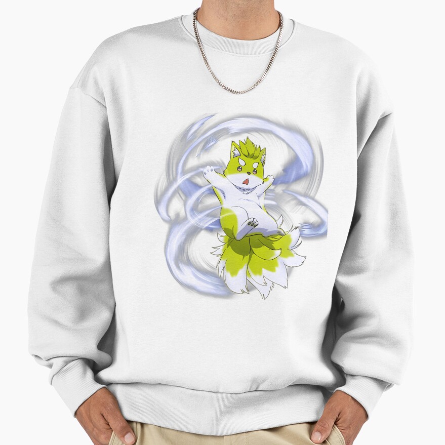 Ponta Skeleton Knight In Another World Anime Peeker Characters Sweatshirt - Image 2