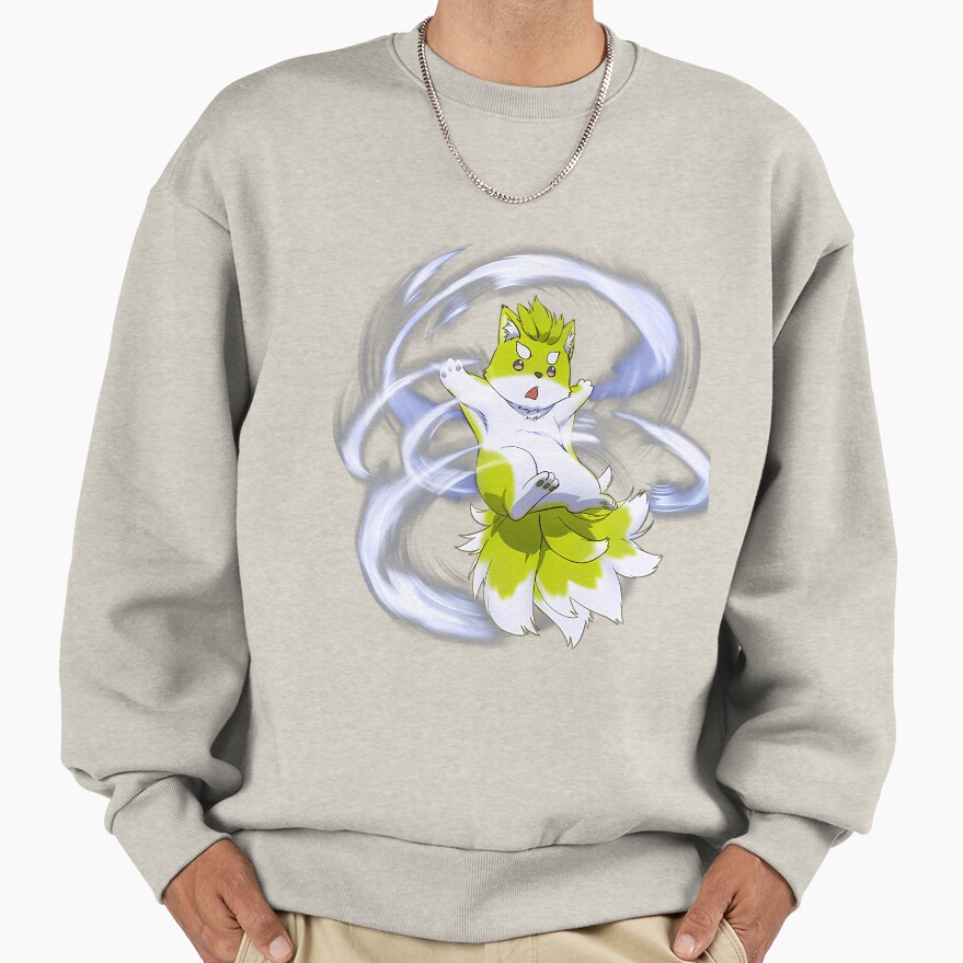Ponta Skeleton Knight In Another World Anime Peeker Characters Sweatshirt - Image 3