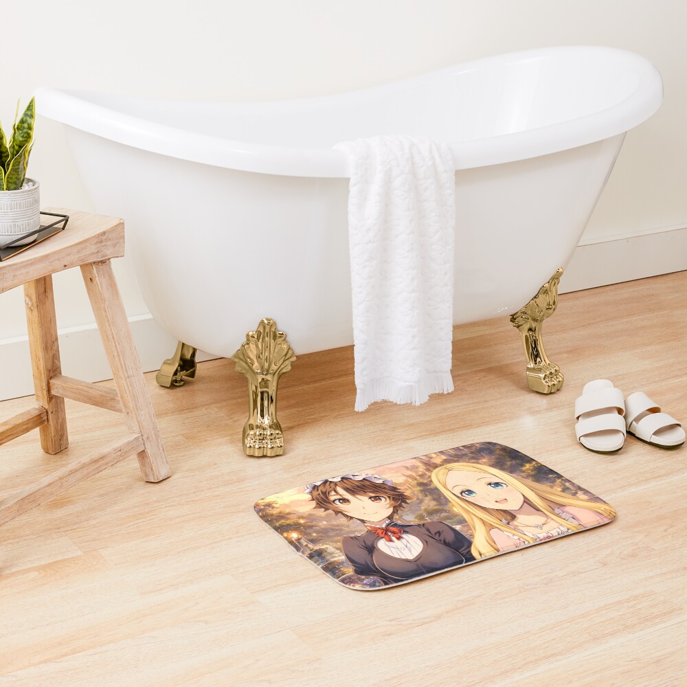 Skeleton Knight In Another World Yuriana Melor Marissa Roden Ollavu Bath Mat - Image 2