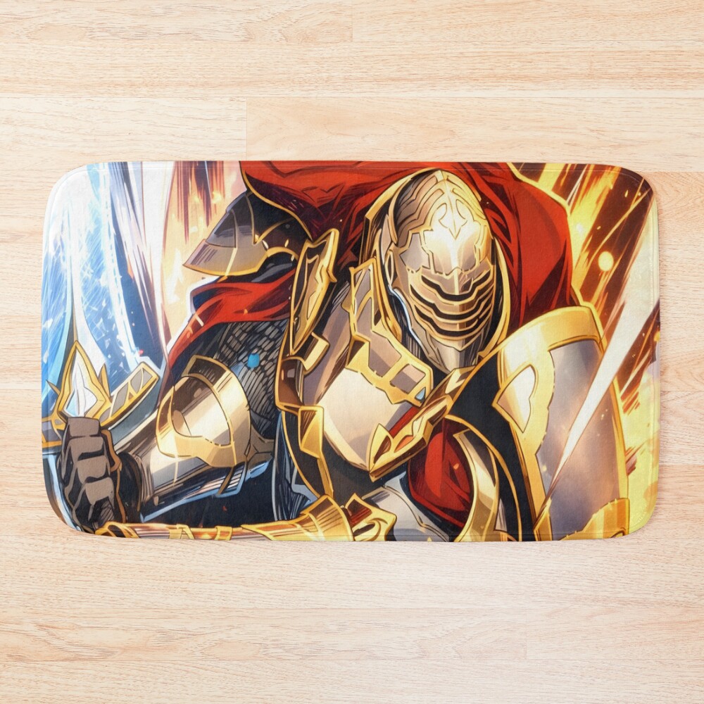 Skeleton Knight In Another World Arc Bath Mat