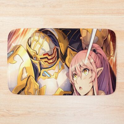 Skeleton Knight In Another World Arc And Arian Gulenis Maple Bath Mat