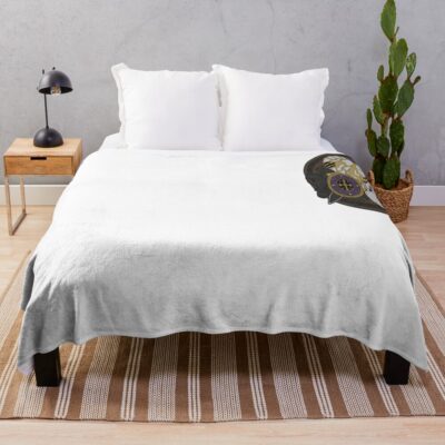 Skeleton Knight Throw Blanket
