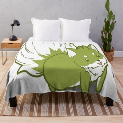 Ponta Cute Character Skeleton Knight Throw Blanket