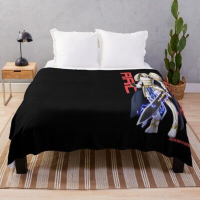 Arc Skeleton Knight In Another World Throw Blanket