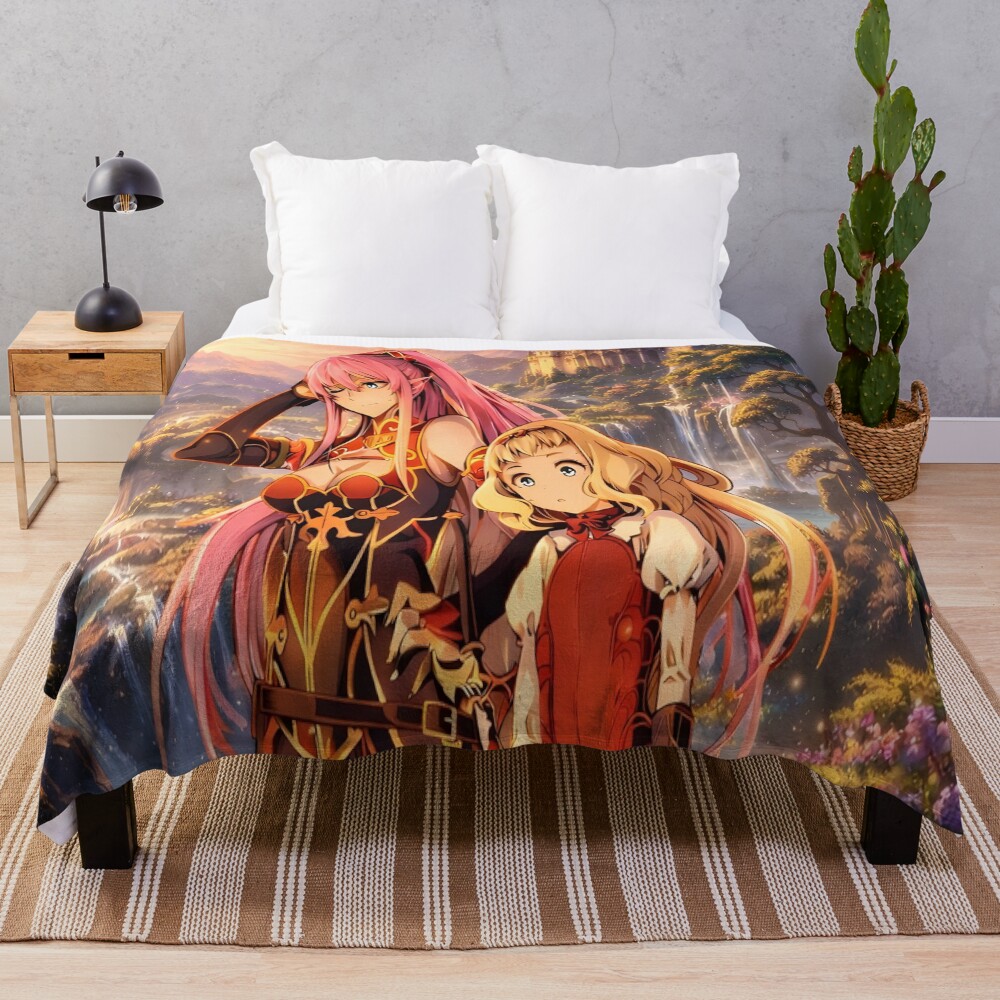 Skeleton Knight In Another World Arian Gulenis Maple Throw Blanket