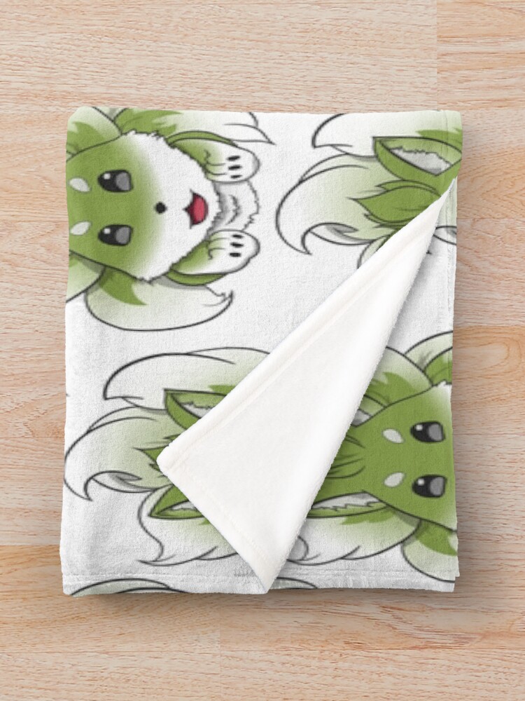 Cute Anime Mascot Throw Blanket - Image 2