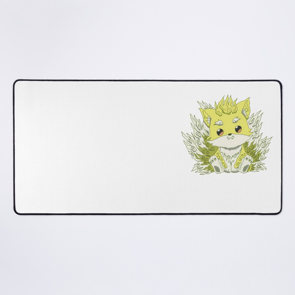 Cute Ponta In Ukiyo E A Traditional Japanese Art Style With Pastel Color From Skeleton Knight In Another World Or Gaikotsu Kishi Sama Anime Show Mouse Pad