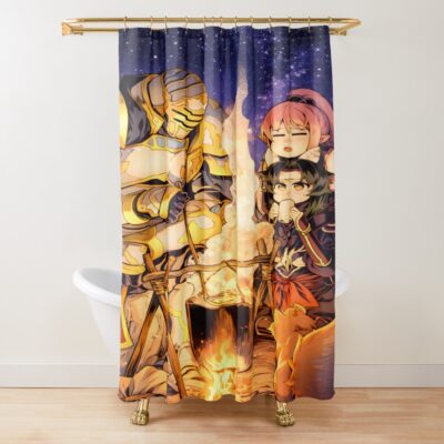 Skeleton Knight In Another World Having Fun Shower Curtain