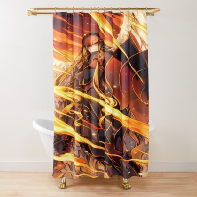 Skeleton Knight In Another World Michael Shower Curtain