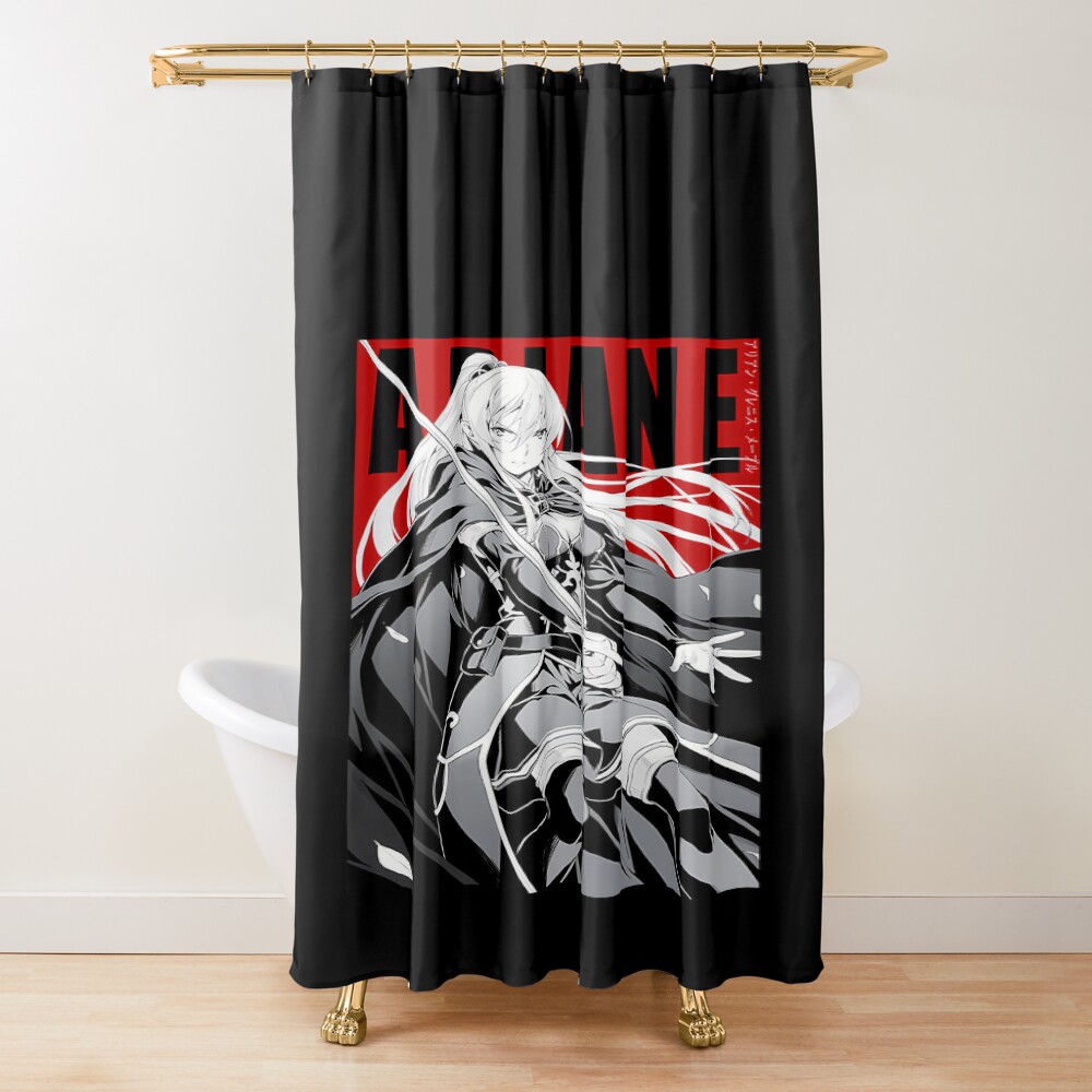 Ariane Skeleton Knight In Another World Shower Curtain