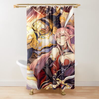 Skeleton Knight In Another World Arc And Arian Gulenis Maple Shower Curtain