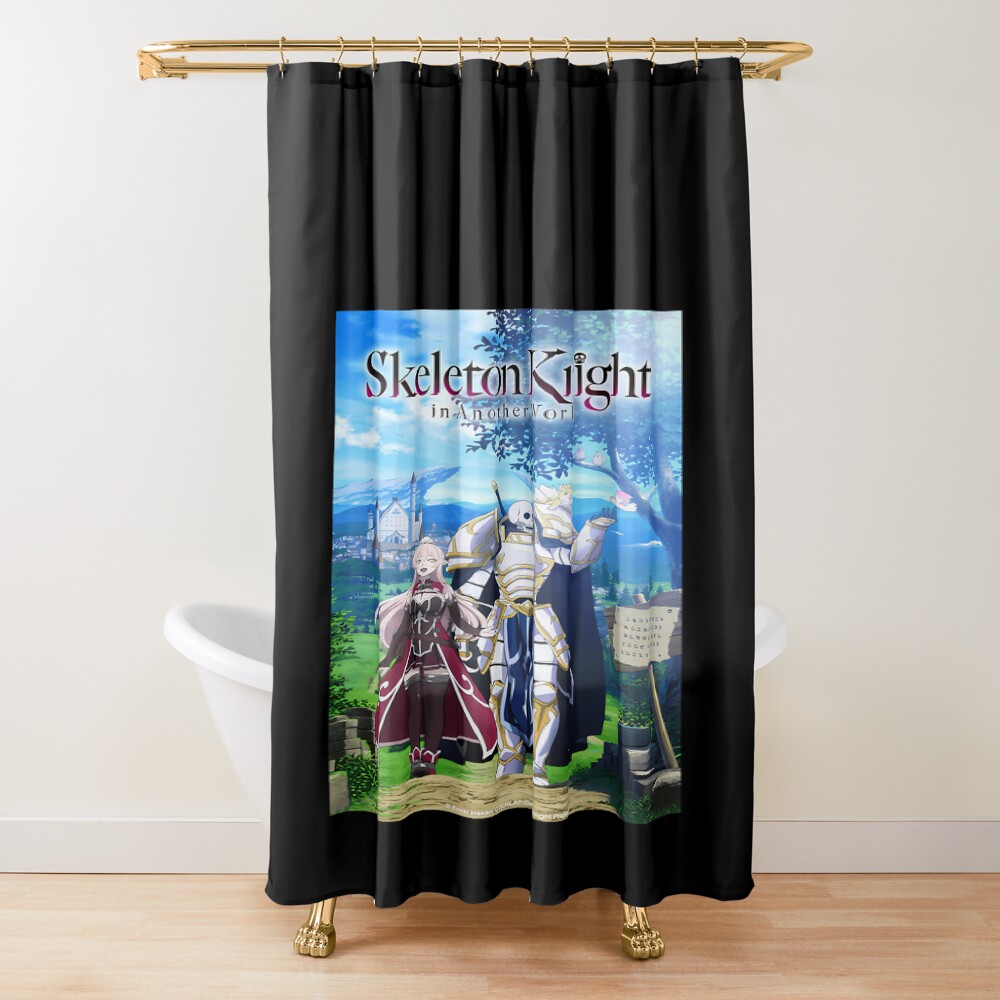 Skeleton Knight Hot Anime Shower Curtain