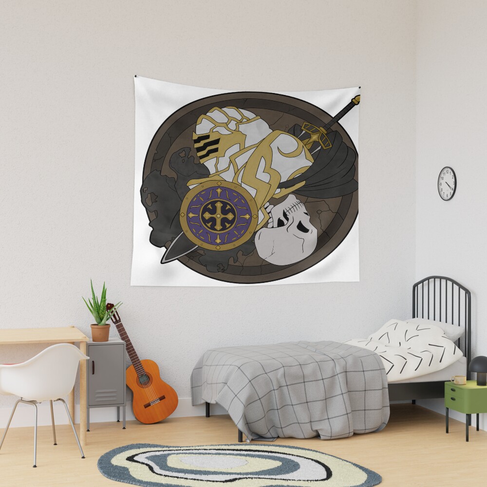 Skeleton Knight Tapestry