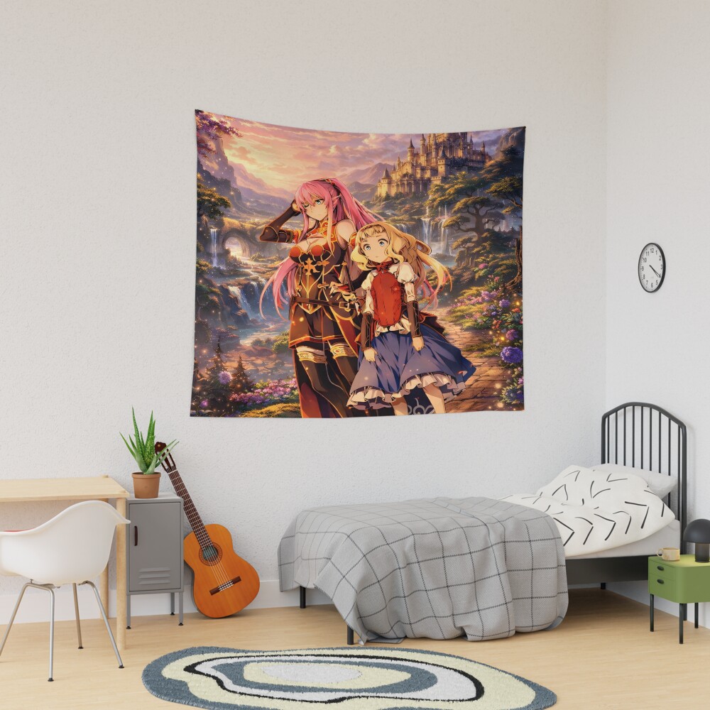 Skeleton Knight In Another World Arian Gulenis Maple Tapestry