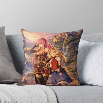 Skeleton Knight In Another World Arian Gulenis Maple Throw Pillow