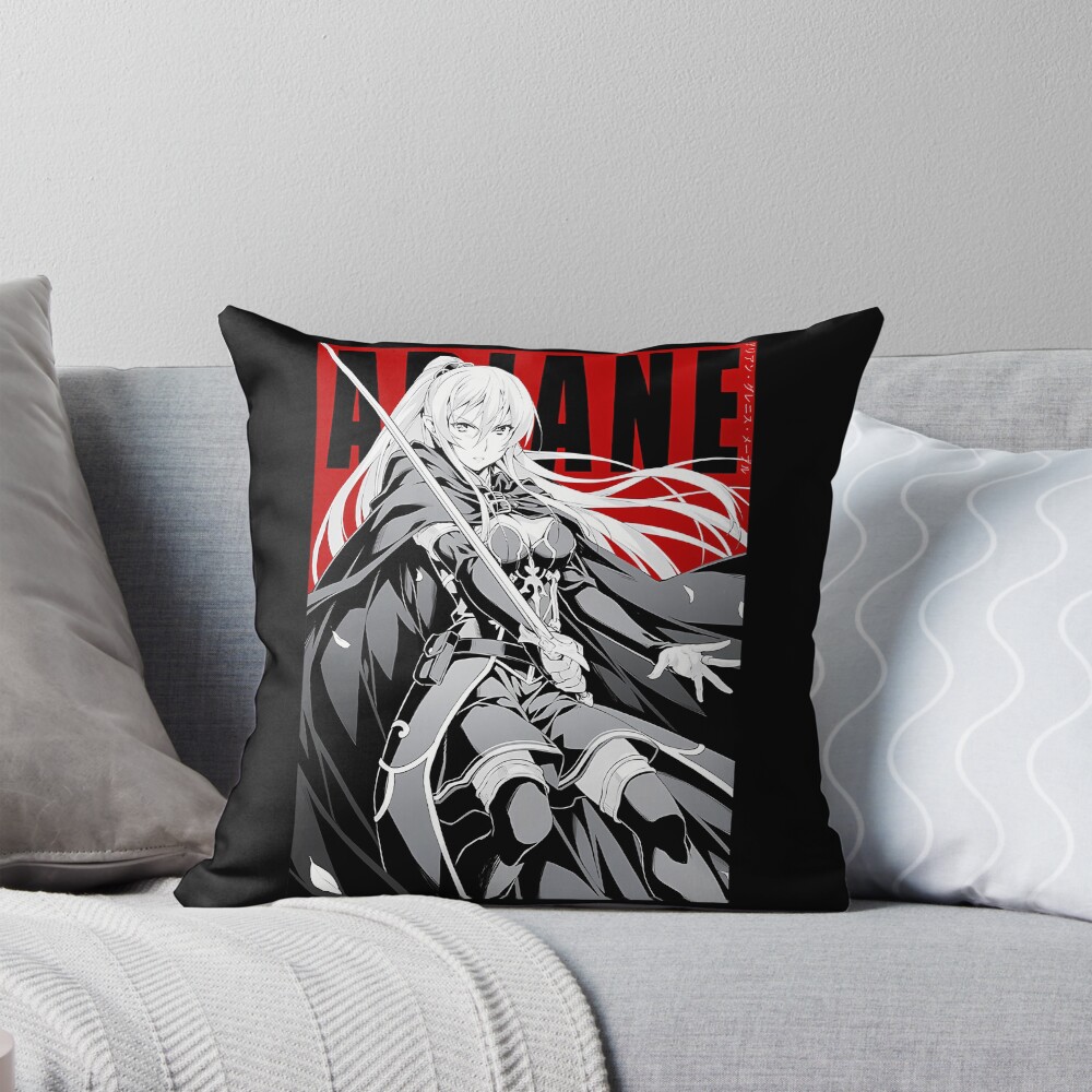 Ariane Skeleton Knight In Another World Throw Pillow