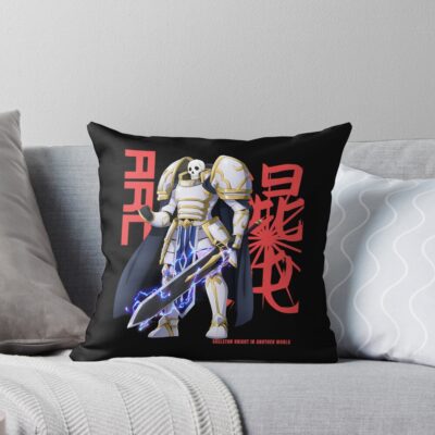 Arc Skeleton Knight In Another World Throw Pillow