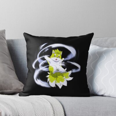 Ponta Skeleton Knight In Another World Anime Peeker Characters Throw Pillow